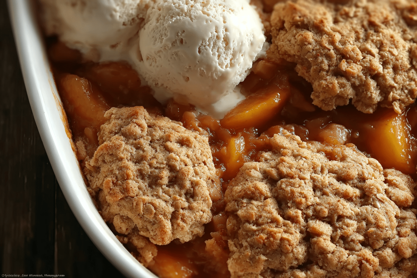 Gluten-Free Peach Cookie Crisp: A New Twist on Dessert