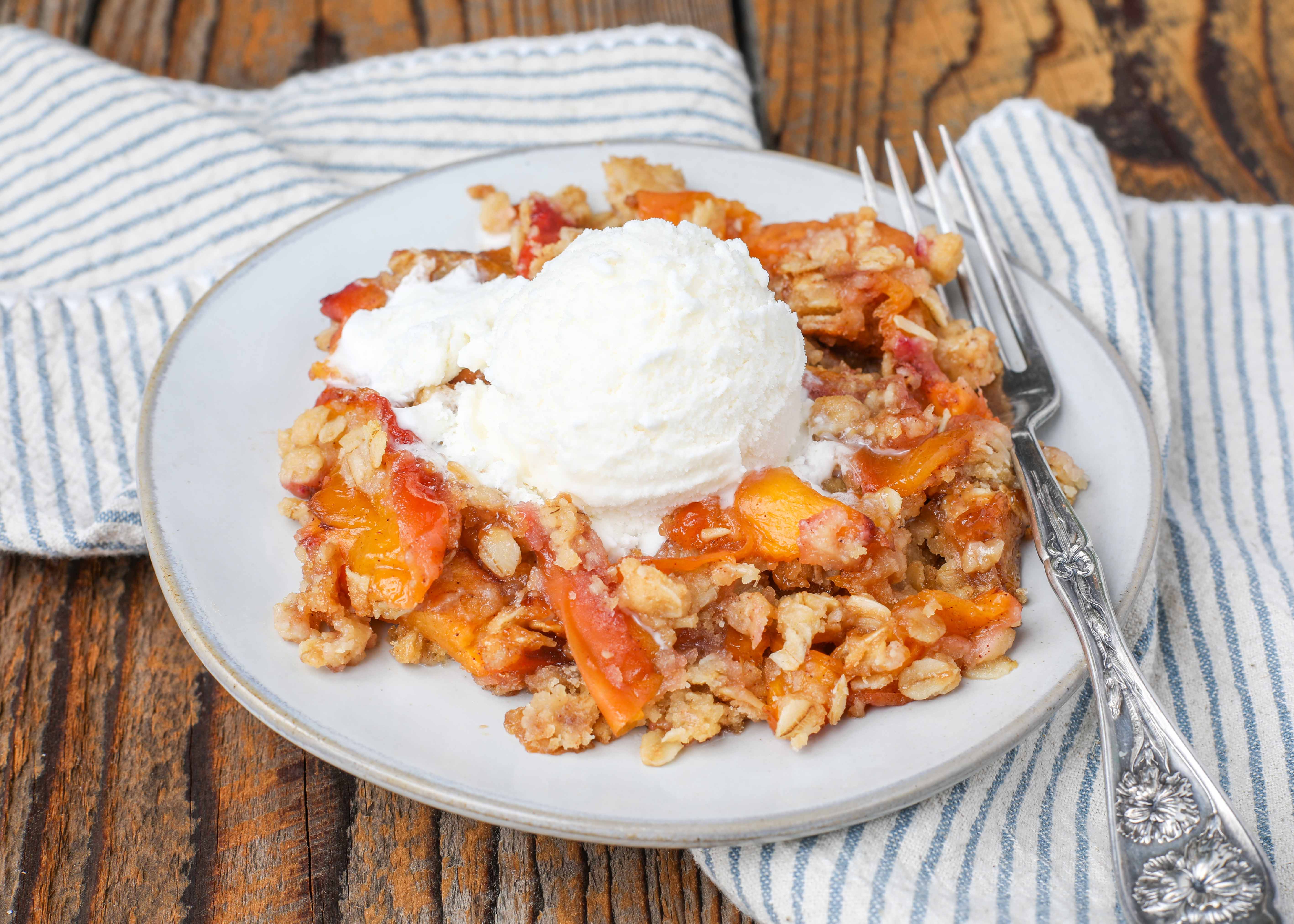 Gluten-Free Peach Crunch: The Secret to Double Oat Layers
